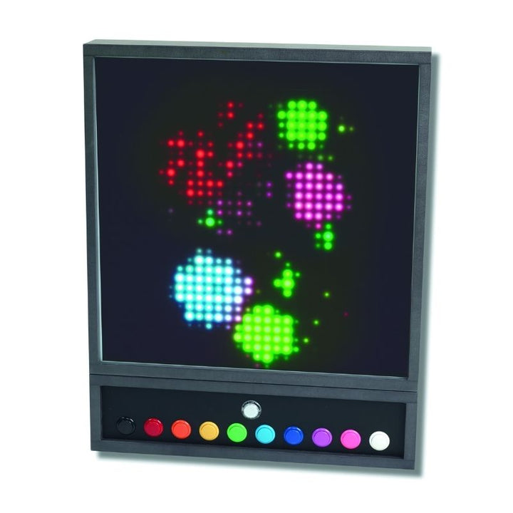 TFH Pixels Pro Illumination Panel displaying one of three interactive light discovery modes for sensory room use