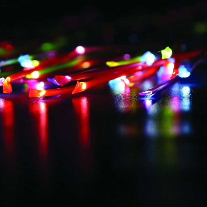 Close-up of TFH UV Fibre Optic Tails with Light Source showing UV-reactive fibre optic strand detail for tactile and visual sensory play