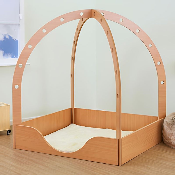 TTS Elements Dome Den decorated with hanging star decorations showing customisation options for imaginative play dens