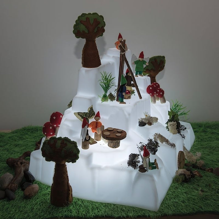 TTS Glow Mountain polycarbonate construction built for early years classrooms and sensory room use
