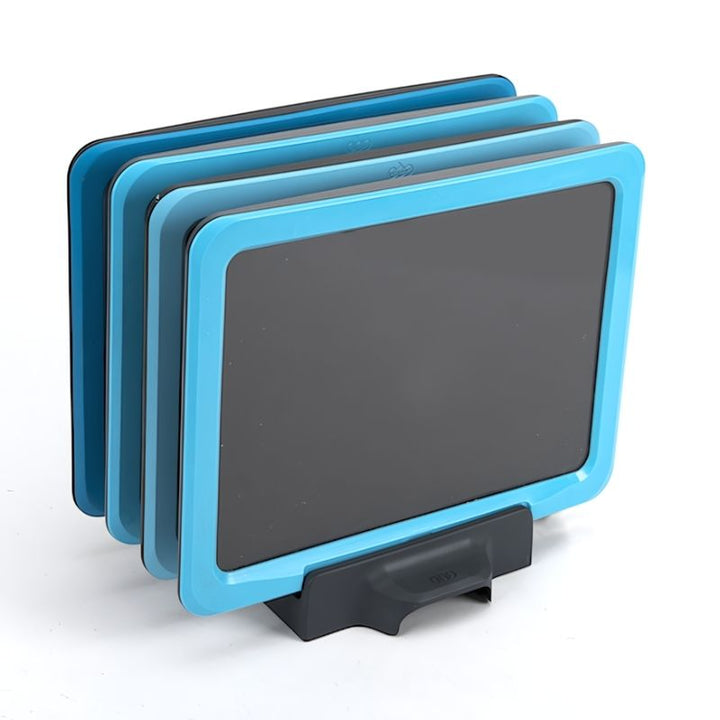 Four TTS Illuminated Writing Boards from the Sensory ICT Glow Set displayed clean, showing the LED backlit surface used for sensory mark-making activities