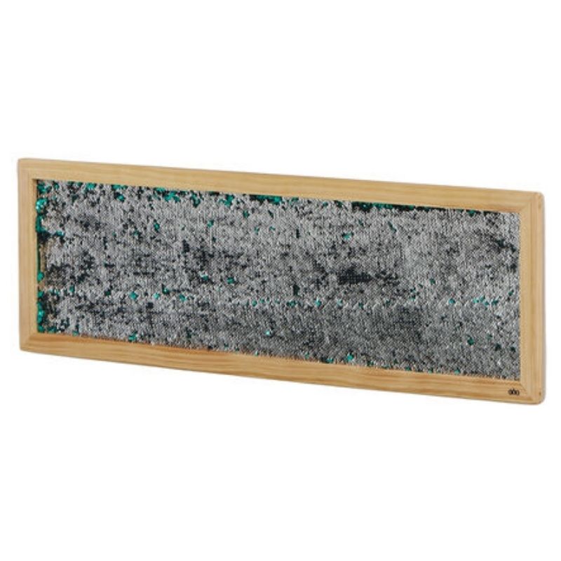 TTS Sequin Sensory Board full view showing flip sequin detail and colour-reveal surface for sensory and fine motor development