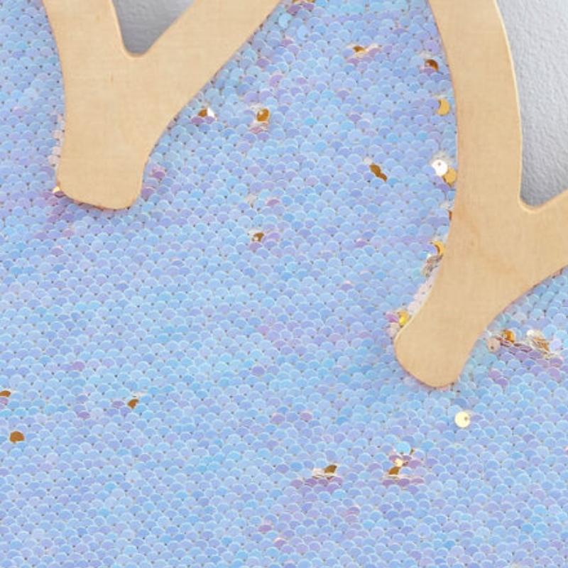 Reverse detail of the TTS Mark Making Sequin Stegosaurus board showing the wooden frame construction of this tactile sensory wall panel