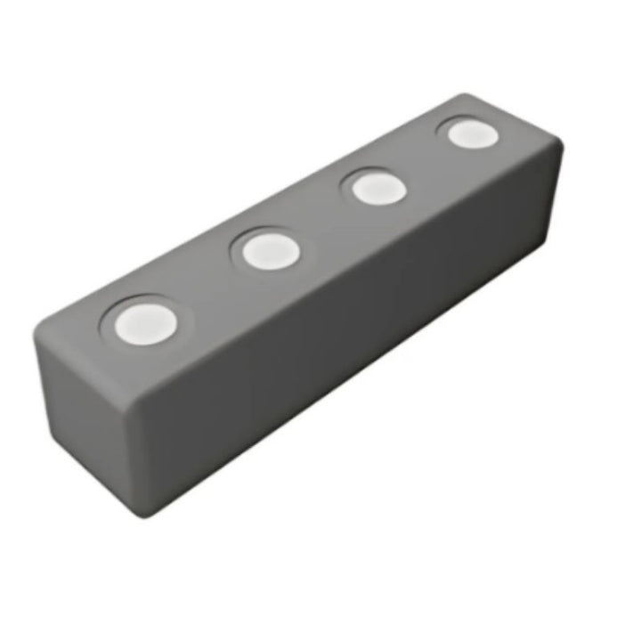 TUKI BIG Magnetic Foam Block grey rectangle beam from the Builder 76 group set, showing the closed-cell waterproof EVA foam construction and modular design that connects universally with all TUKI BIG BUILDER and SMART range products
