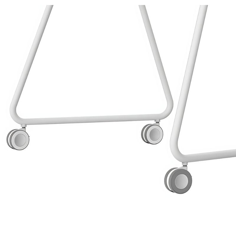 Vibe mobile stand for the 55-inch Vibe Board S1 bottom view showing the sturdy rolling castor wheels for smooth room-to-room transportation of the interactive whiteboard