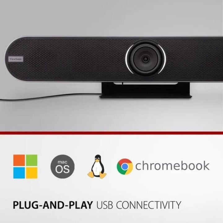 ViewSonic VB-CAM-201 USB 3.0 plug-and-play connection for Windows Mac Linux Chromebook