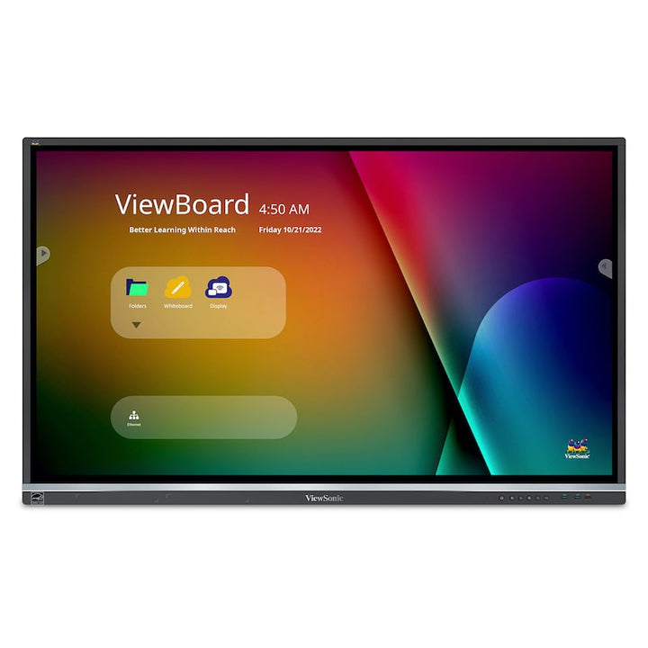 ViewSonic ViewBoard IFP5550 55" 4K interactive display, clean front product view