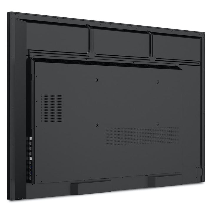 ViewSonic ViewBoard IFP5550 55" interactive flat panel display, rear left angle showing connectivity ports