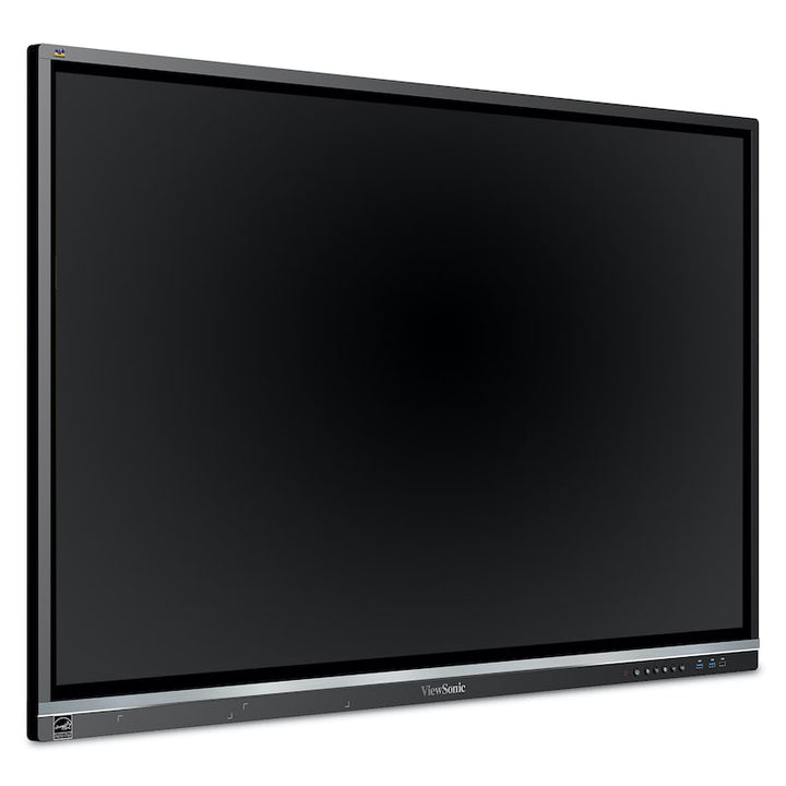 ViewSonic ViewBoard IFP5550 55" interactive display, front right angle for classroom and therapy room installation reference