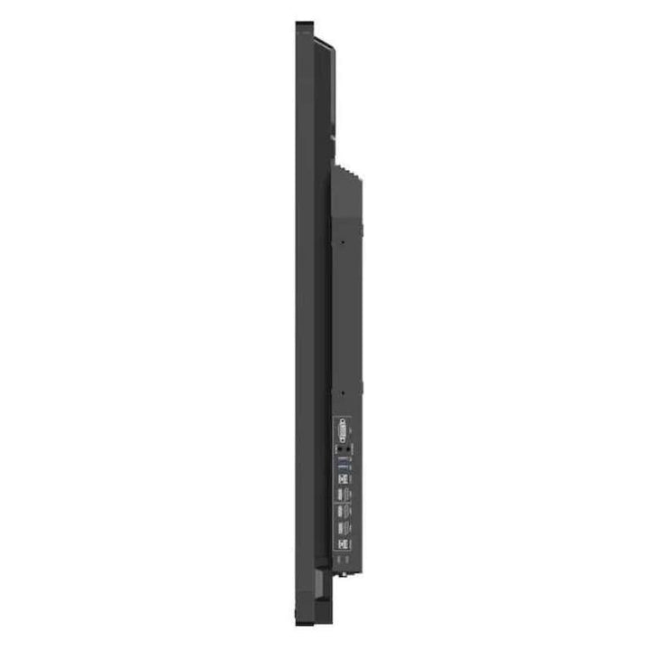ViewSonic ViewBoard IFP55G1 55-inch interactive display left side profile showing depth and port placement