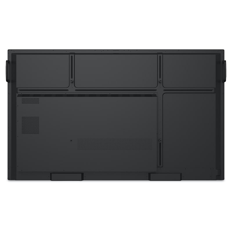 ViewSonic ViewBoard IFP6550 65" 4K interactive display, full rear panel showing port locations for IT installation