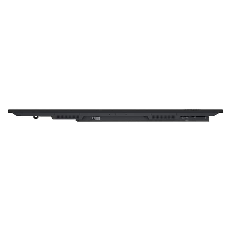 ViewSonic ViewBoard IFP6550 65" interactive display, close-up of USB-C, HDMI, and connectivity ports