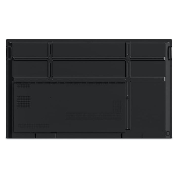 ViewSonic ViewBoard IFP7550 75" interactive display, full rear view showing VESA mount and port layout
