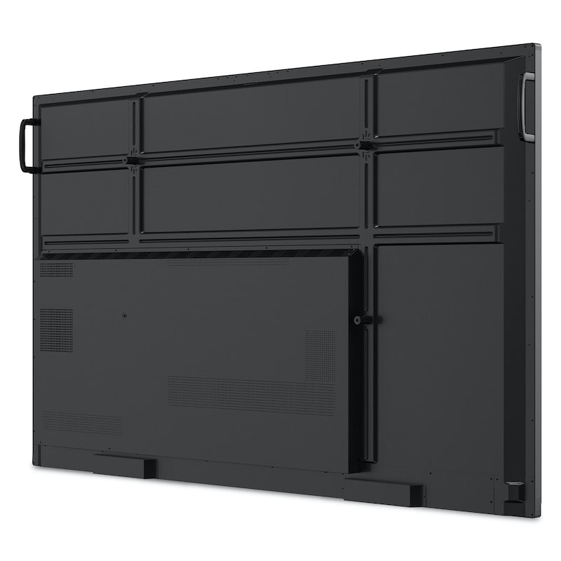 ViewSonic ViewBoard IFP7550 75" 4K interactive flat panel, rear right angle for installation reference